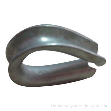 US G414 Heavy Duty Wire Rope Thimble, Made of Stainless Steel AISI304 or AISI316 Material